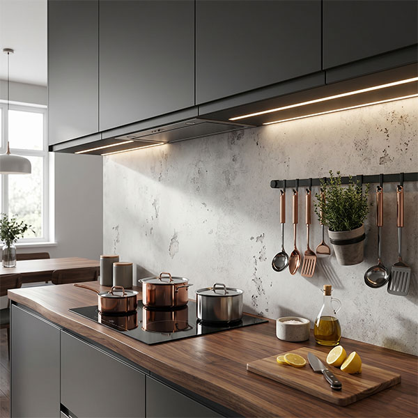Pircher Pannello Retro Cucina Loft+CEMENTO MM 2X640X3050 - PIRCHER OBERLAND - Immagine 3